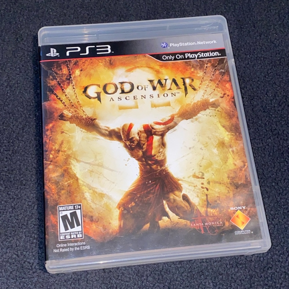 Preowned God of War Ascension video game (PS3)